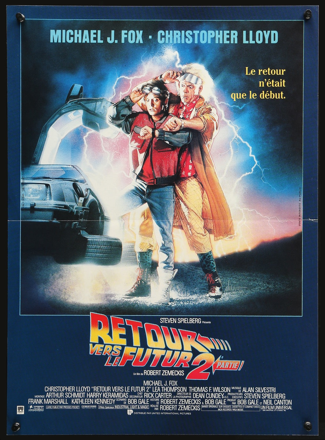 Back to the Future Part 2 (1989) original movie poster for sale at Originalfilmart