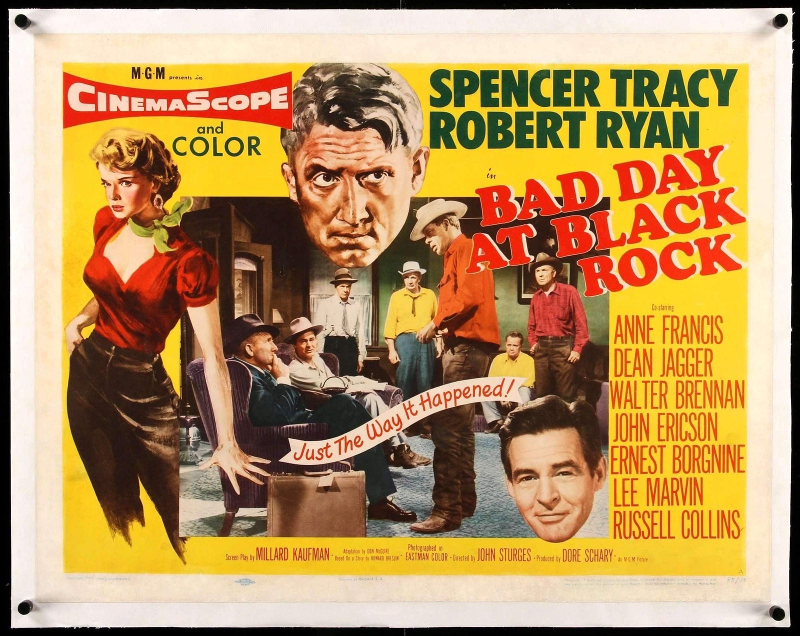 Bad Day at Black Rock (1955) original movie poster for sale at Originalfilmart