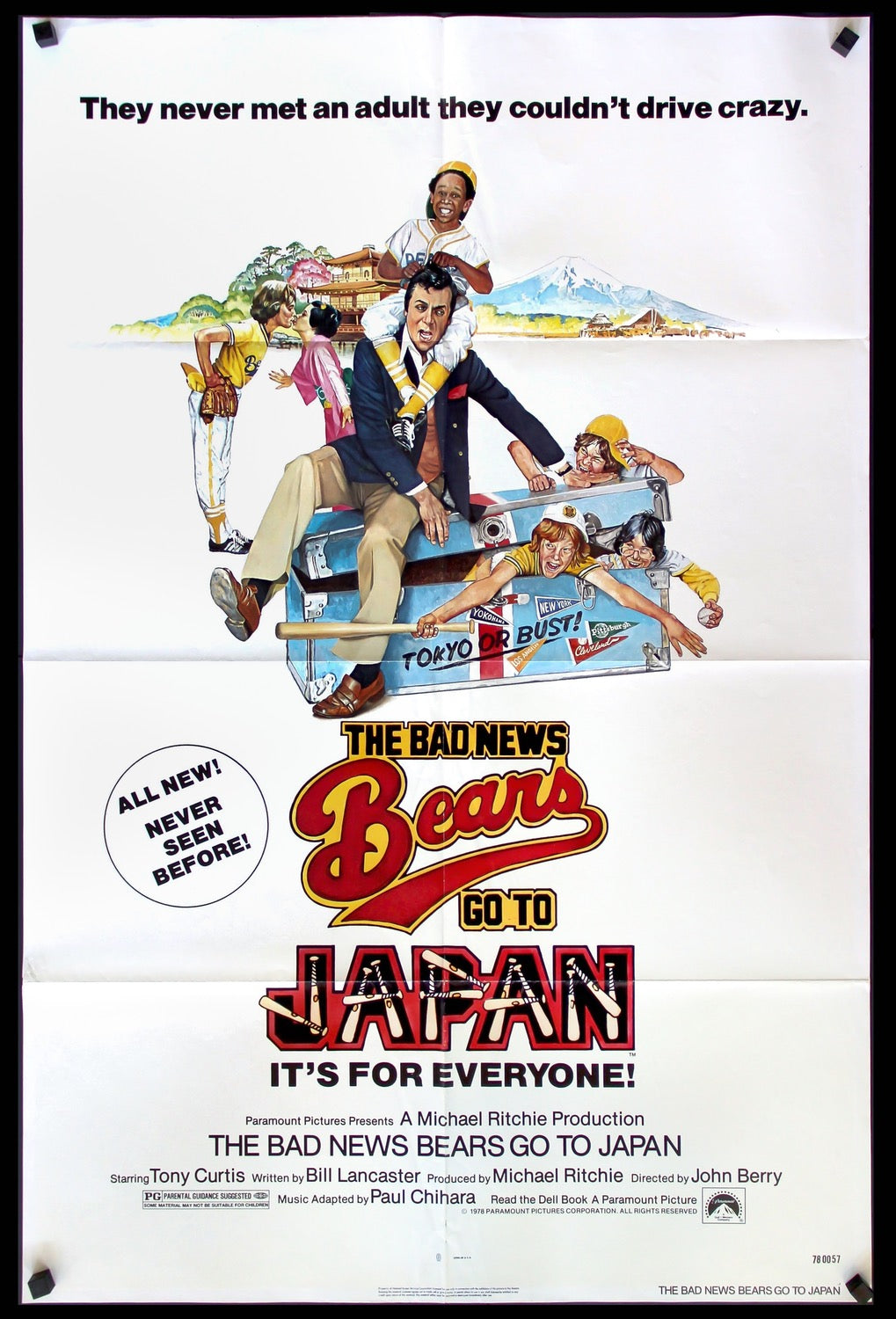 Bad News Bears Go to Japan (1978) original movie poster for sale at Originalfilmart