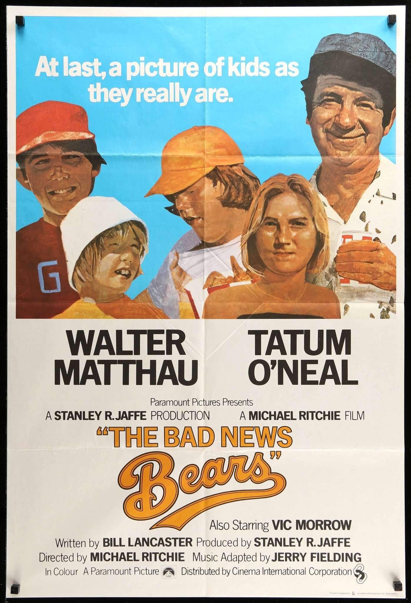 Bad News Bears (1976) original movie poster for sale at Originalfilmart
