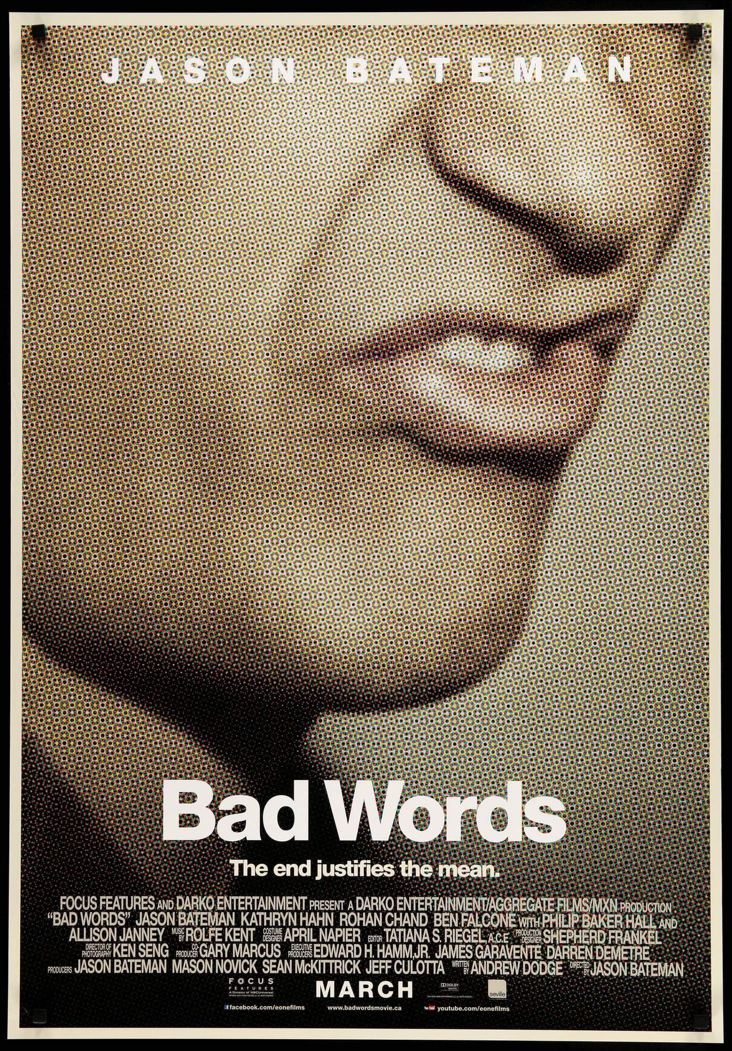 Bad Words (2014) original movie poster for sale at Originalfilmart