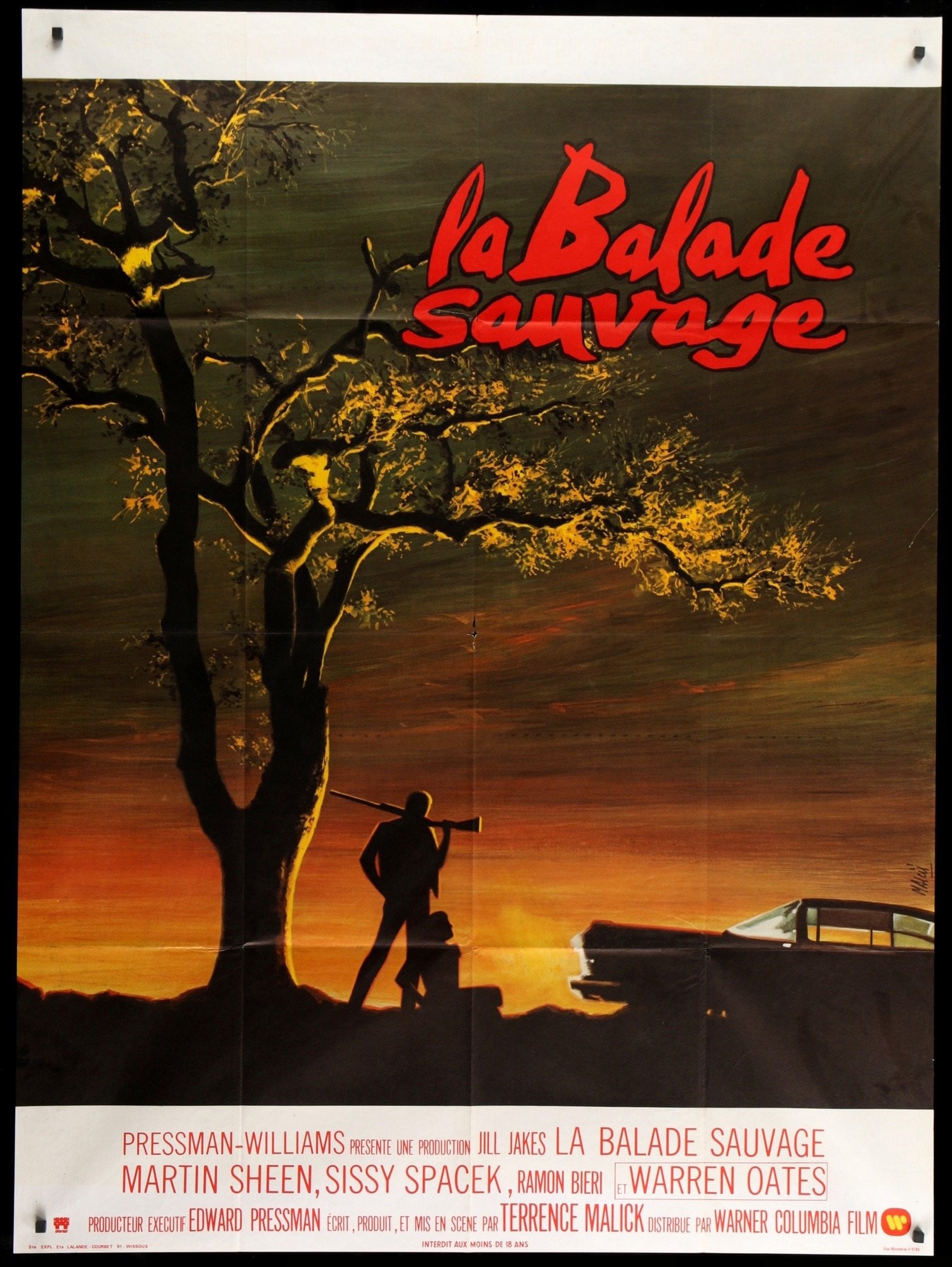 Badlands (1974) original movie poster for sale at Originalfilmart
