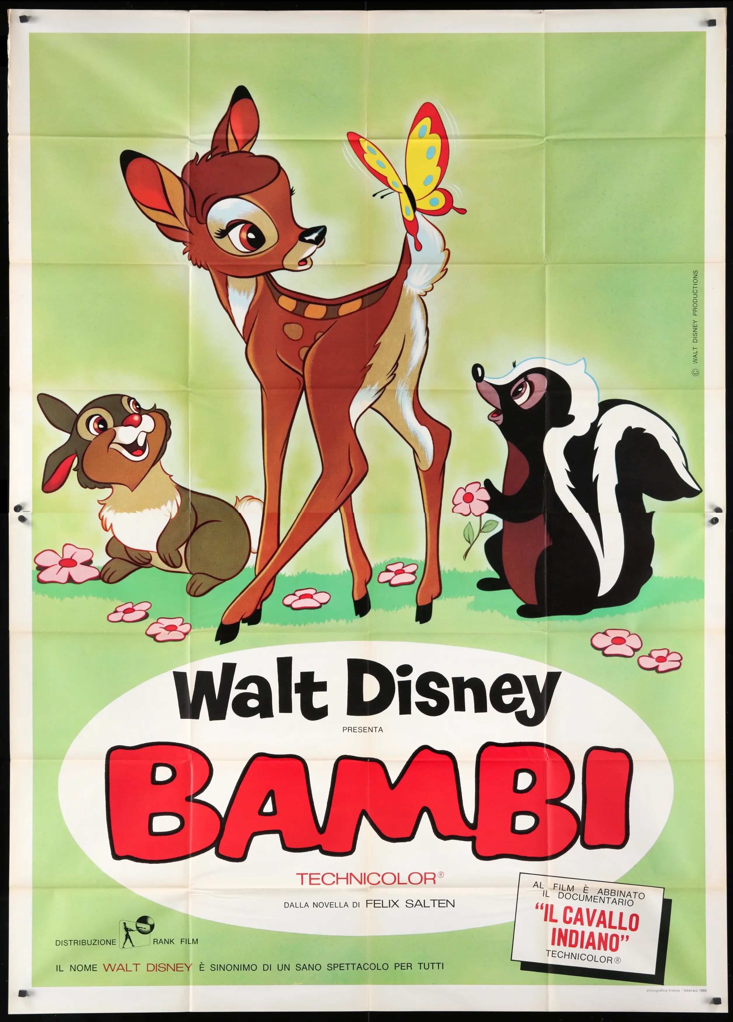 Bambi (1942) original movie poster for sale at Originalfilmart