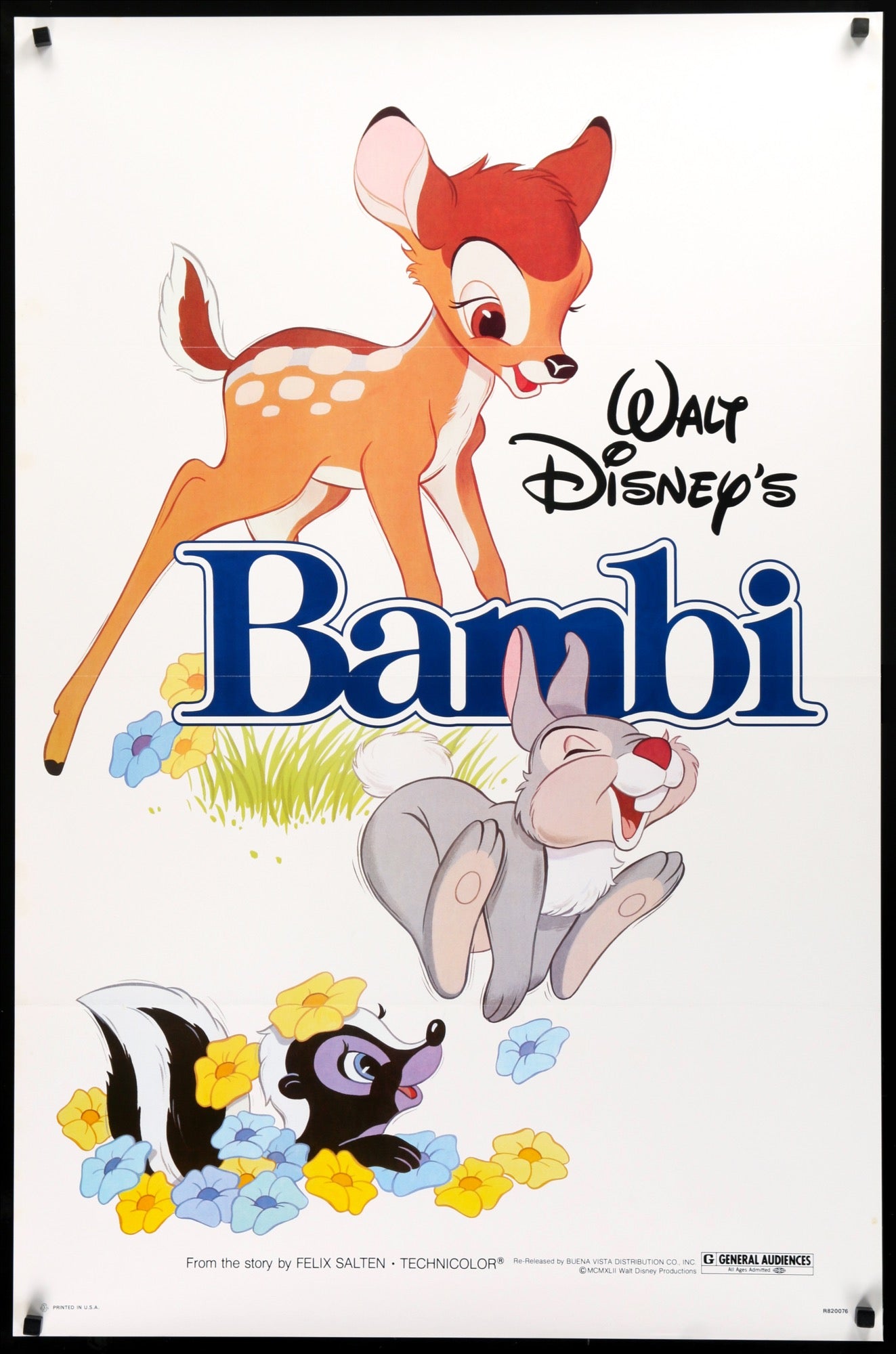 Bambi (1942) original movie poster for sale at Originalfilmart