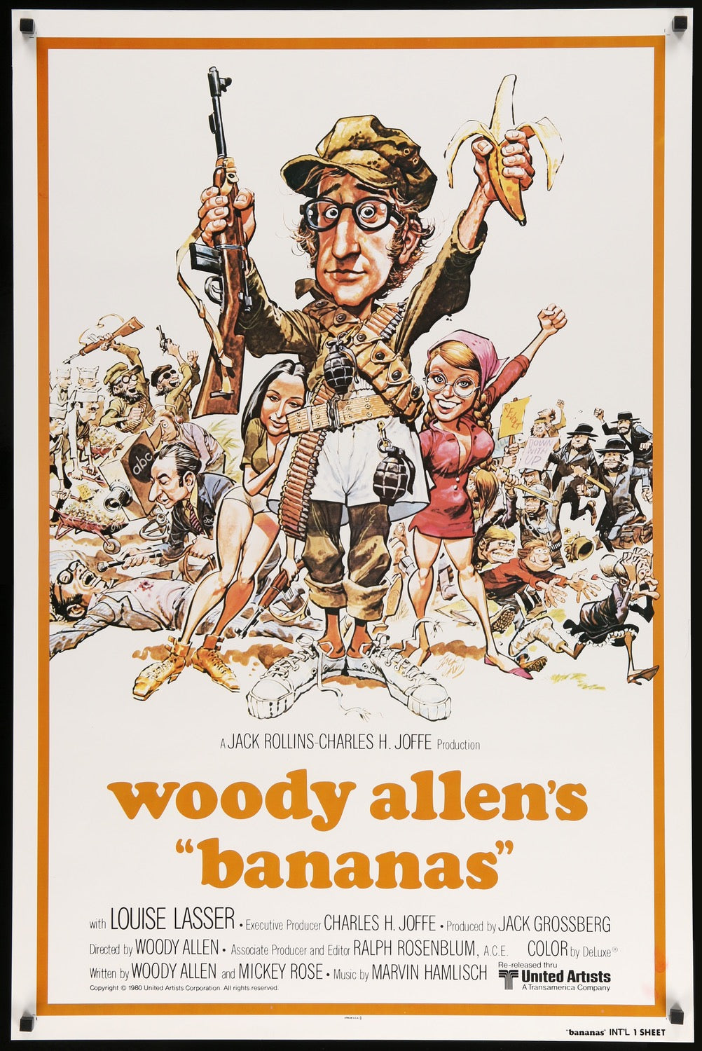 Bananas (1971) original movie poster for sale at Originalfilmart