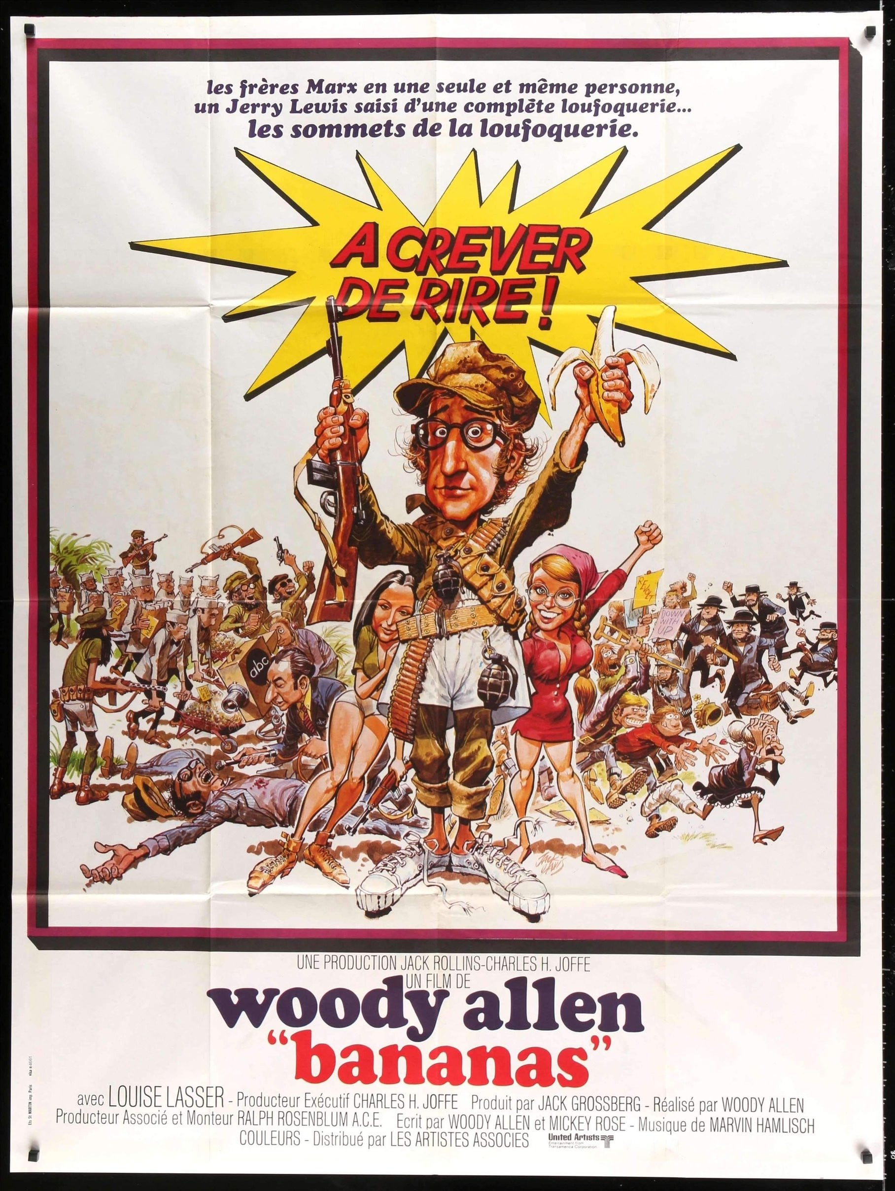 Bananas (1971) original movie poster for sale at Originalfilmart