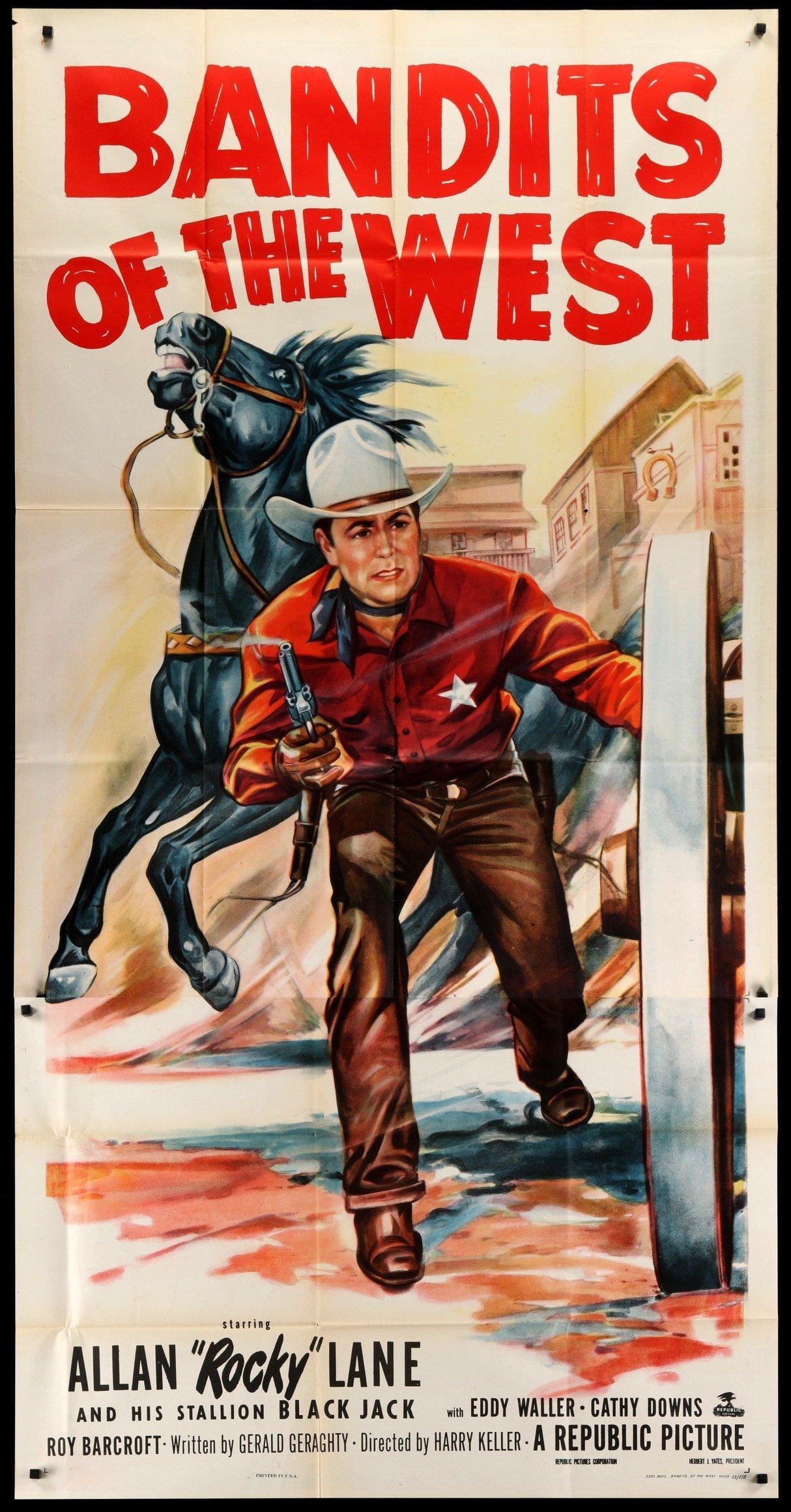 Bandits of the West (1953) original movie poster for sale at Originalfilmart