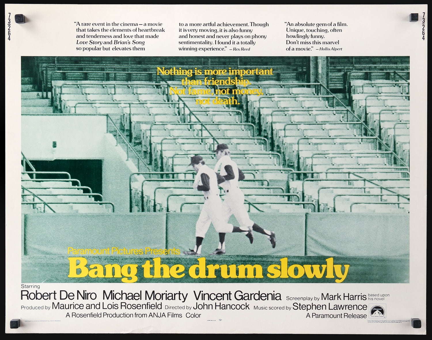 Bang the Drum Slowly (1973) original movie poster for sale at Originalfilmart