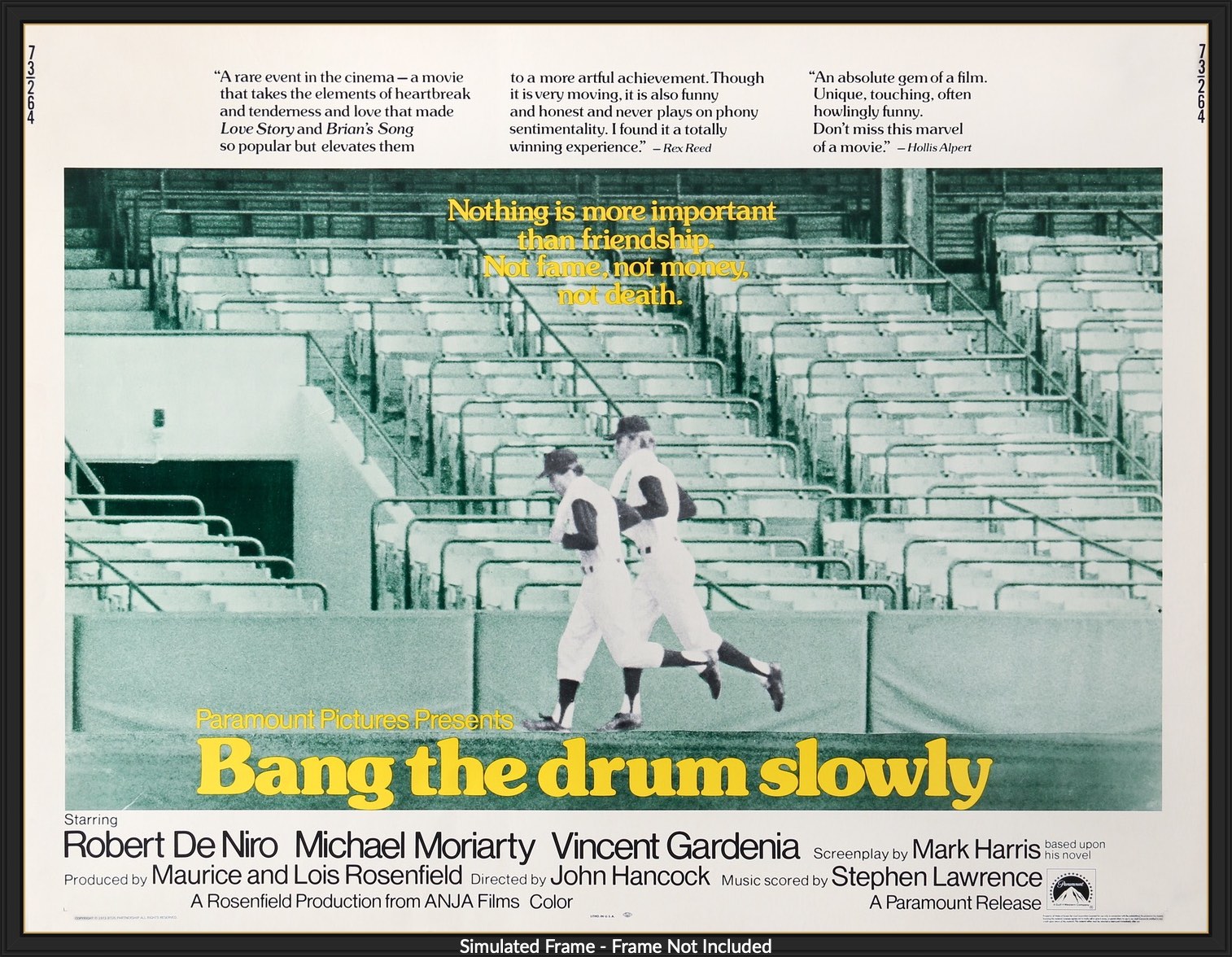 Bang the Drum Slowly (1973) original movie poster for sale at Originalfilmart
