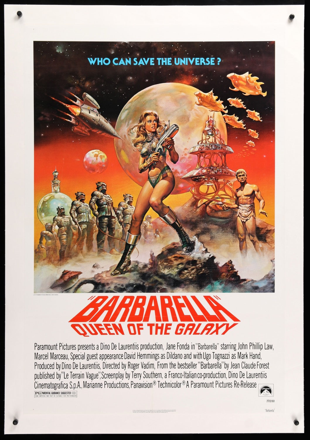 Barbarella (1968) original movie poster for sale at Originalfilmart