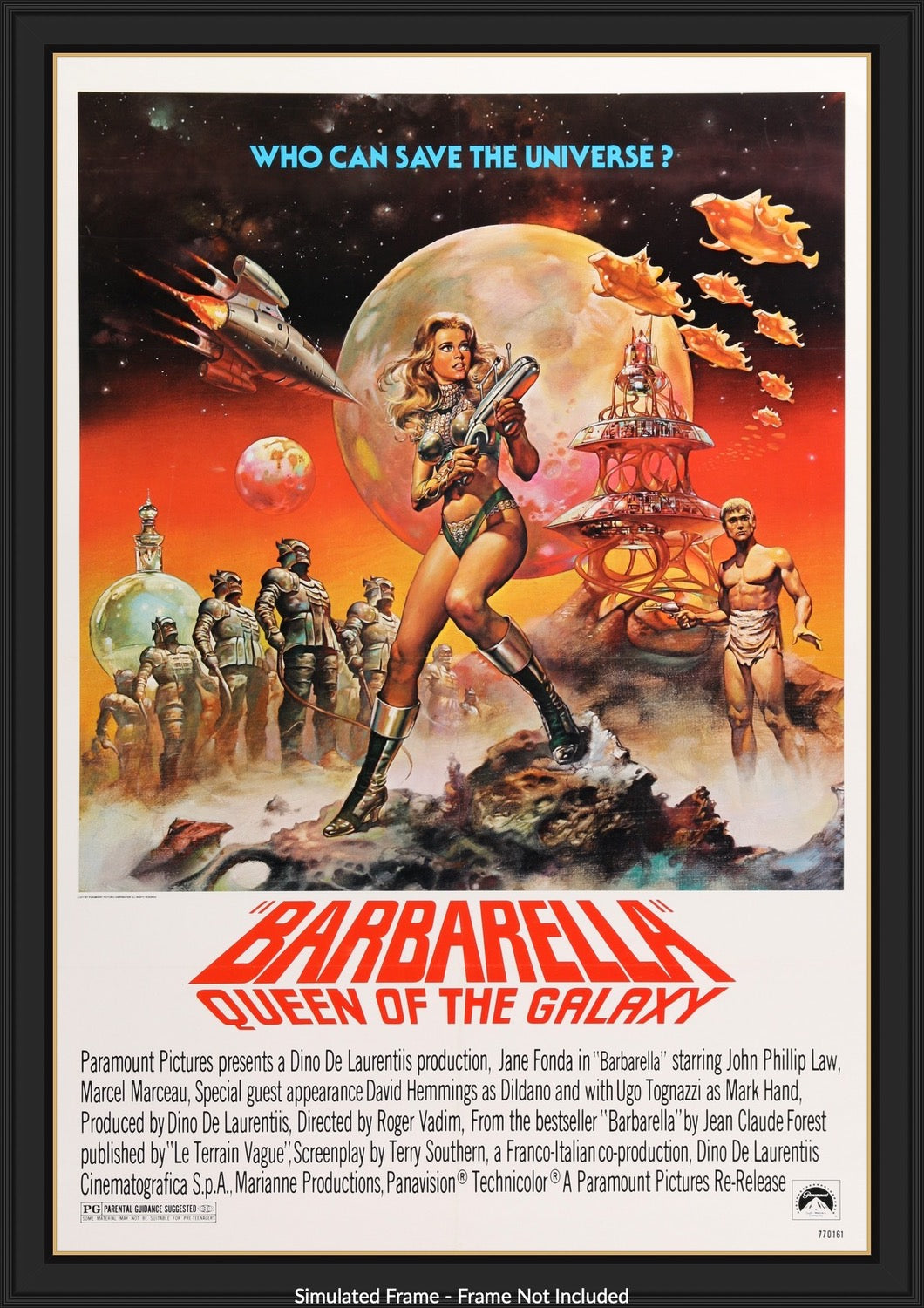Barbarella (1968) original movie poster for sale at Originalfilmart