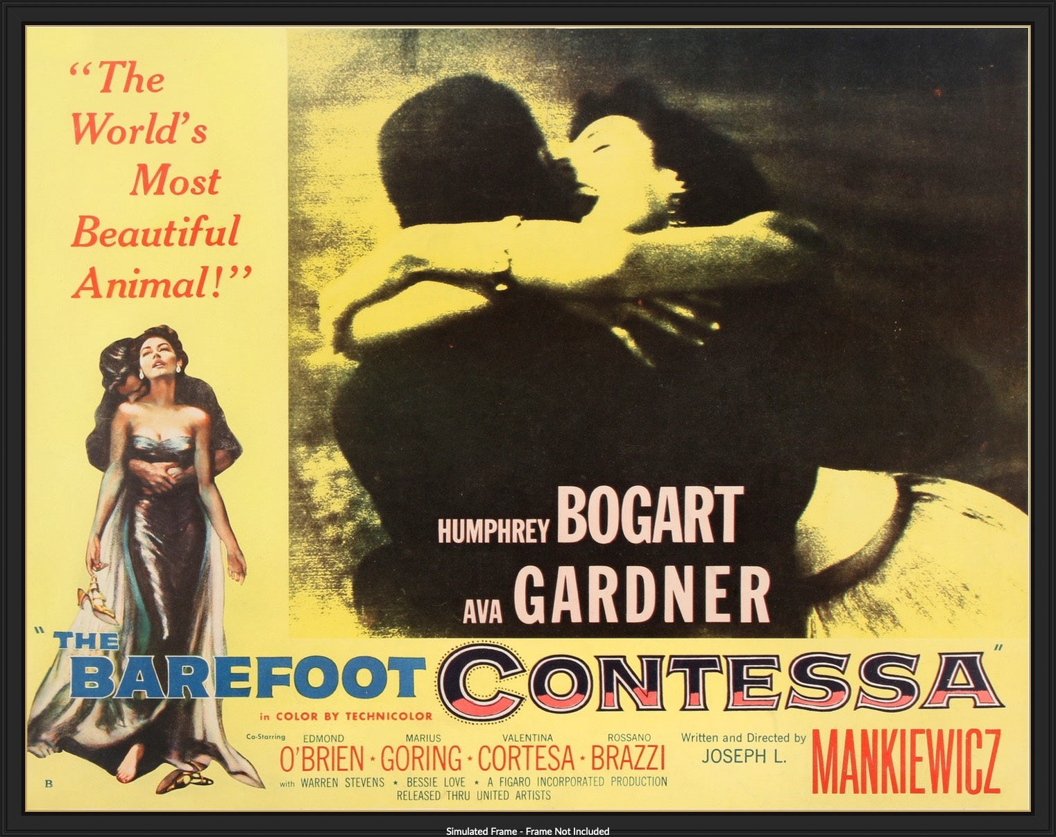 Barefoot Contessa (1954) original movie poster for sale at Originalfilmart