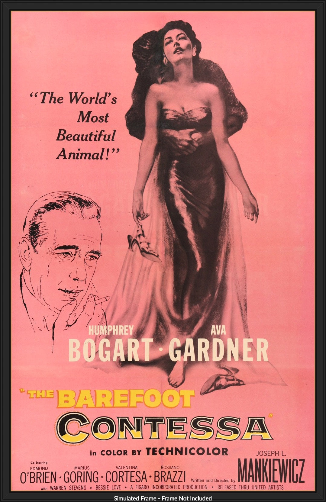Barefoot Contessa (1954) original movie poster for sale at Originalfilmart