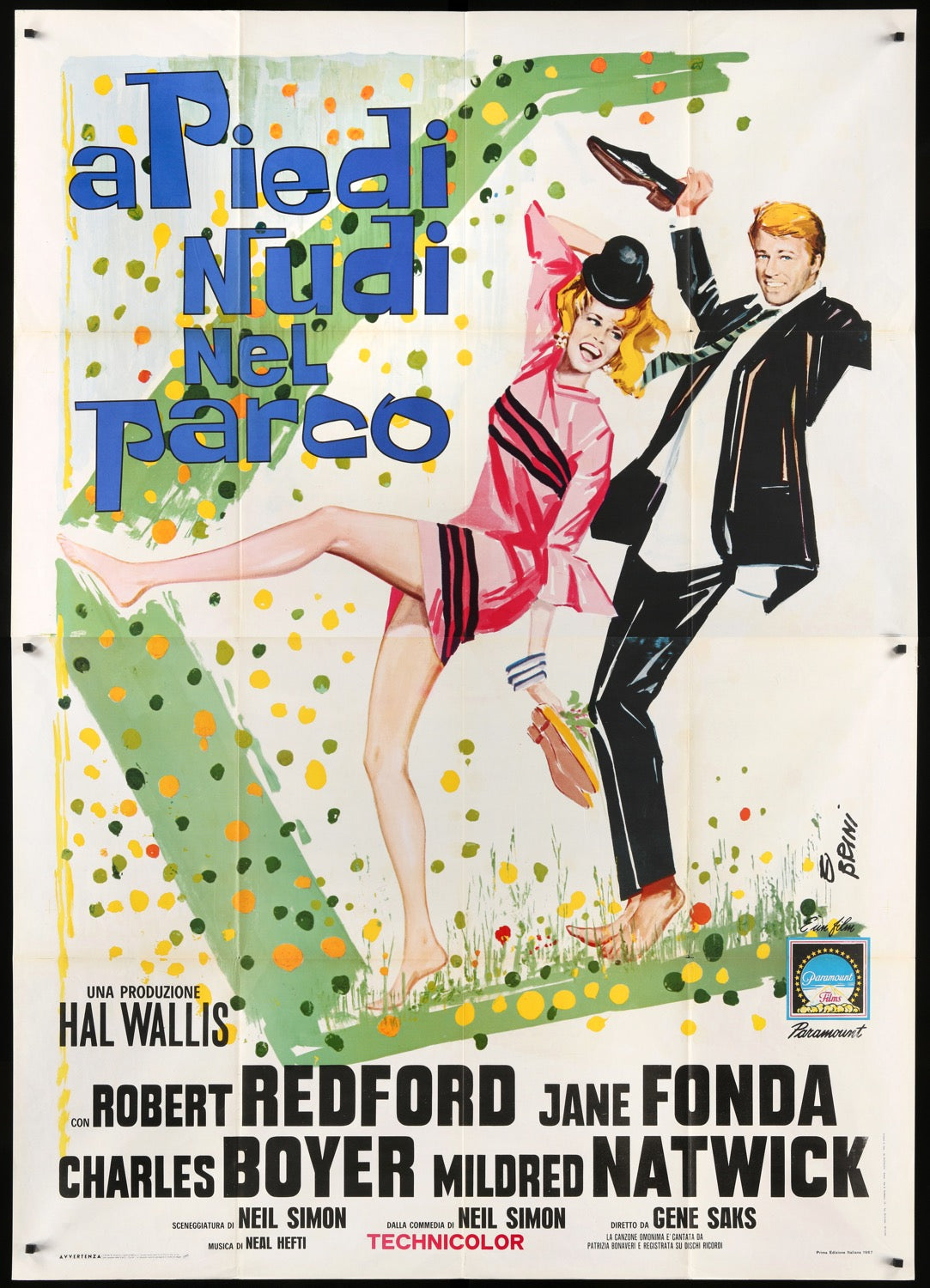 Barefoot in the Park (1967) original movie poster for sale at Originalfilmart