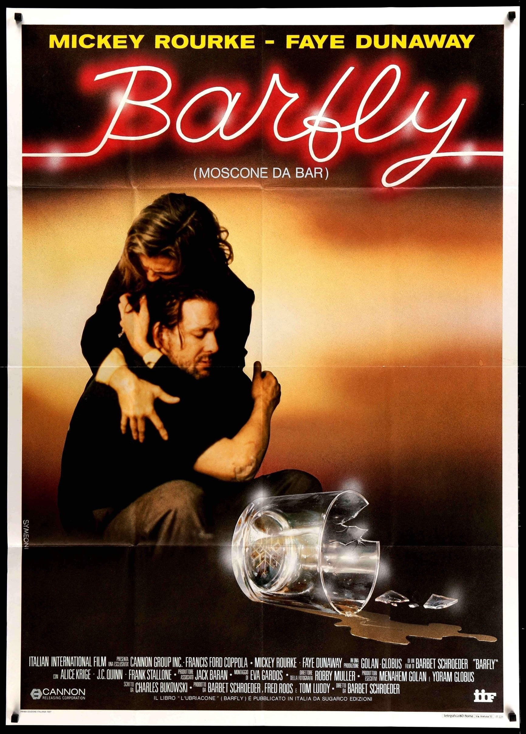 Barfly (1987) original movie poster for sale at Originalfilmart
