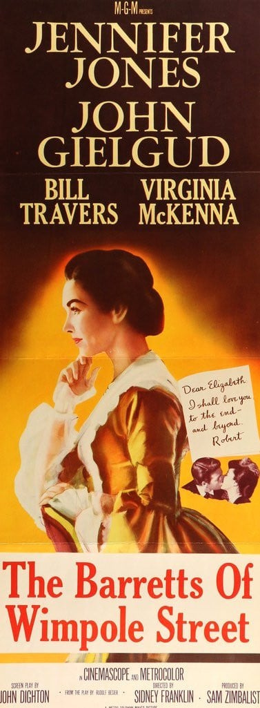 Barretts of Wimpole Street (1957) original movie poster for sale at Originalfilmart