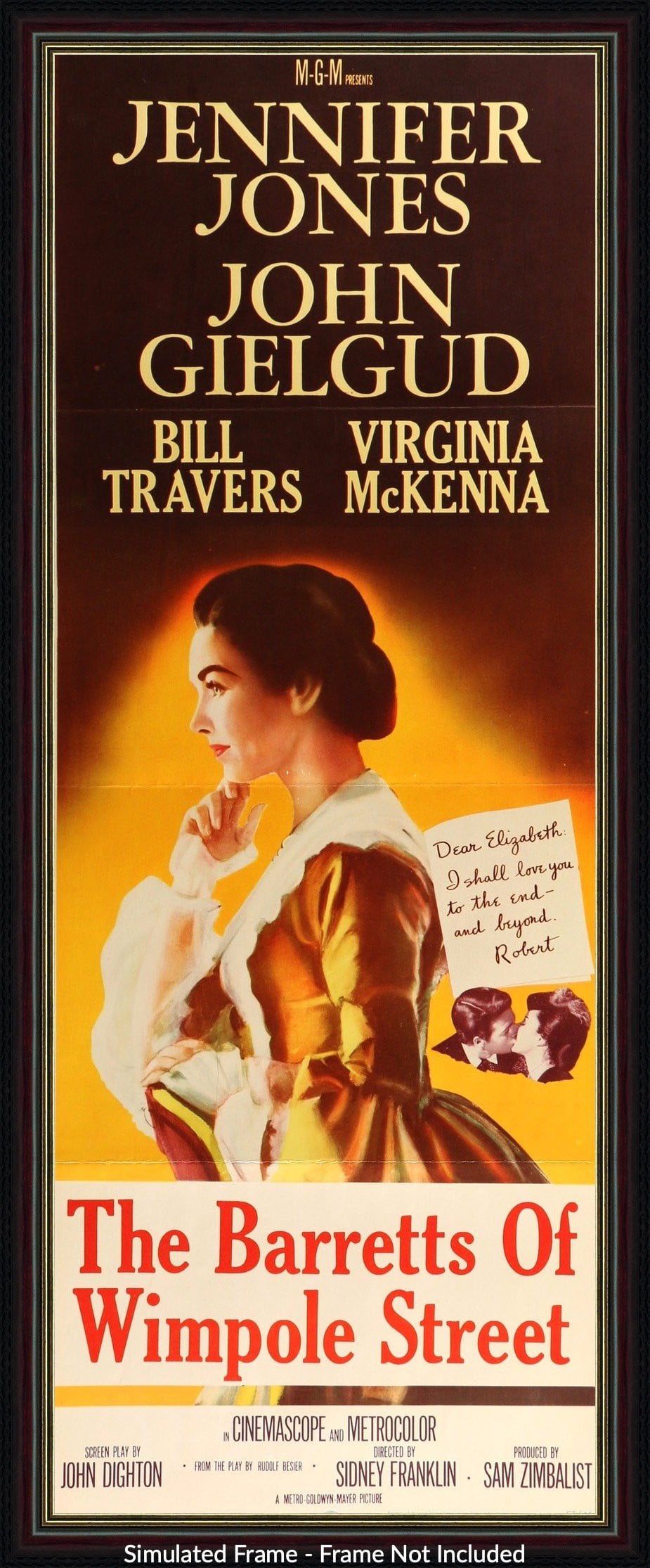 Barretts of Wimpole Street (1957) original movie poster for sale at Originalfilmart
