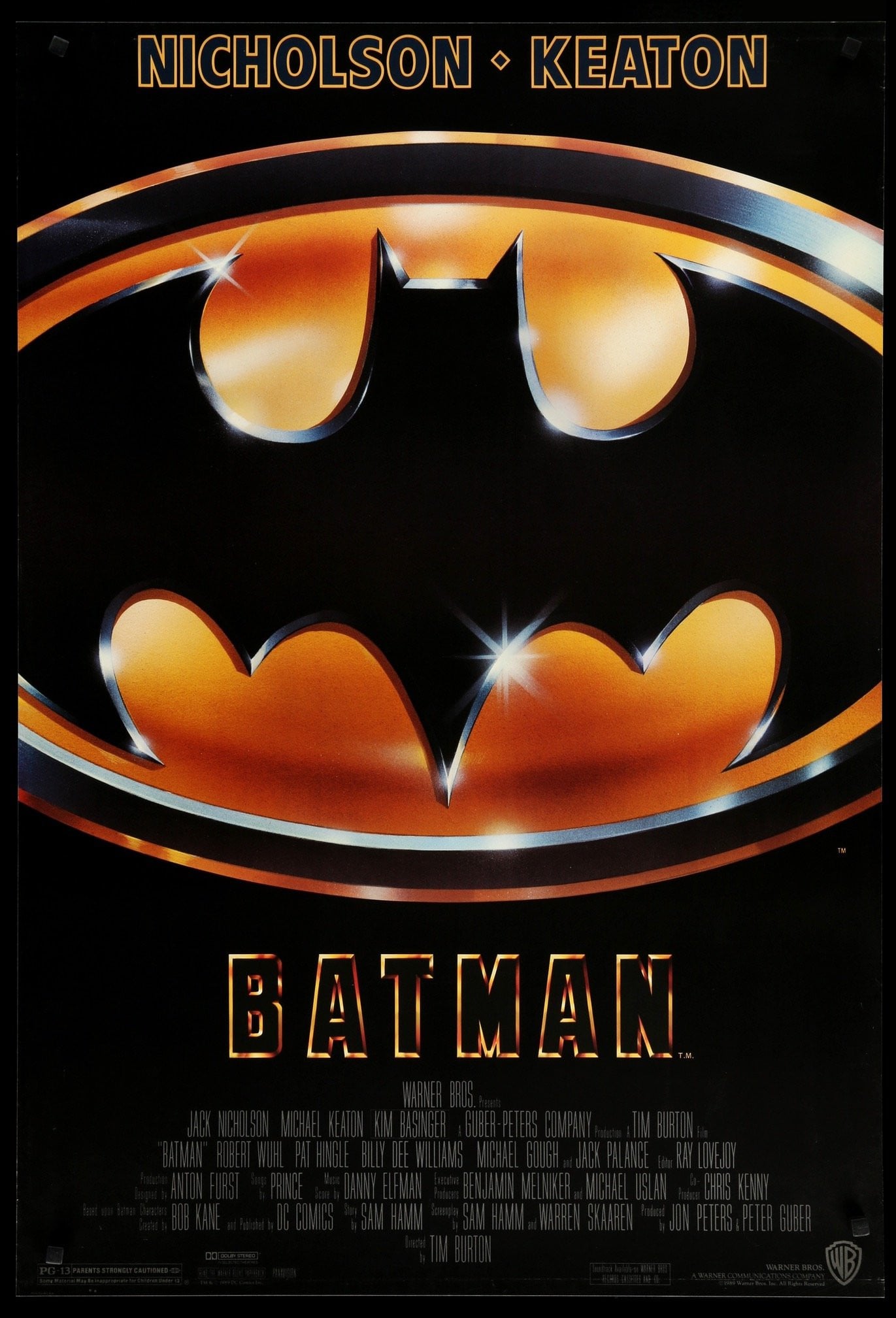 Batman (1989) original movie poster for sale at Originalfilmart