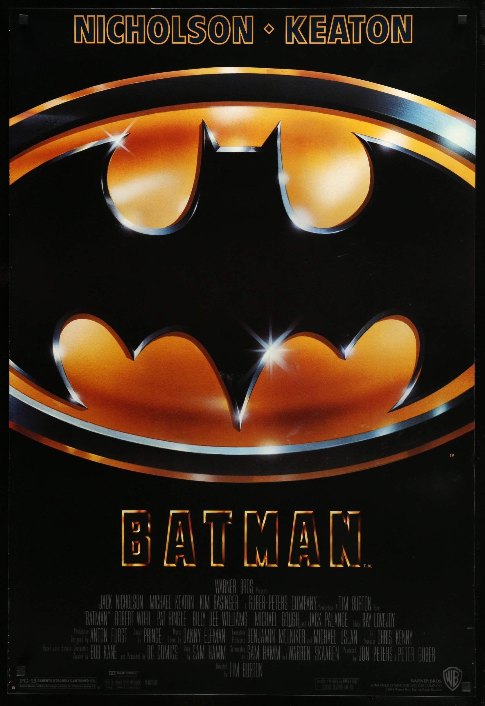 Batman (1989) original movie poster for sale at Originalfilmart