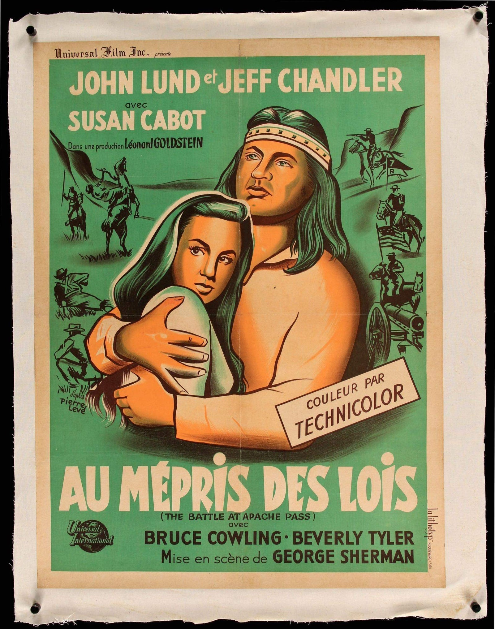 Battle at Apache Pass (1952) original movie poster for sale at Originalfilmart