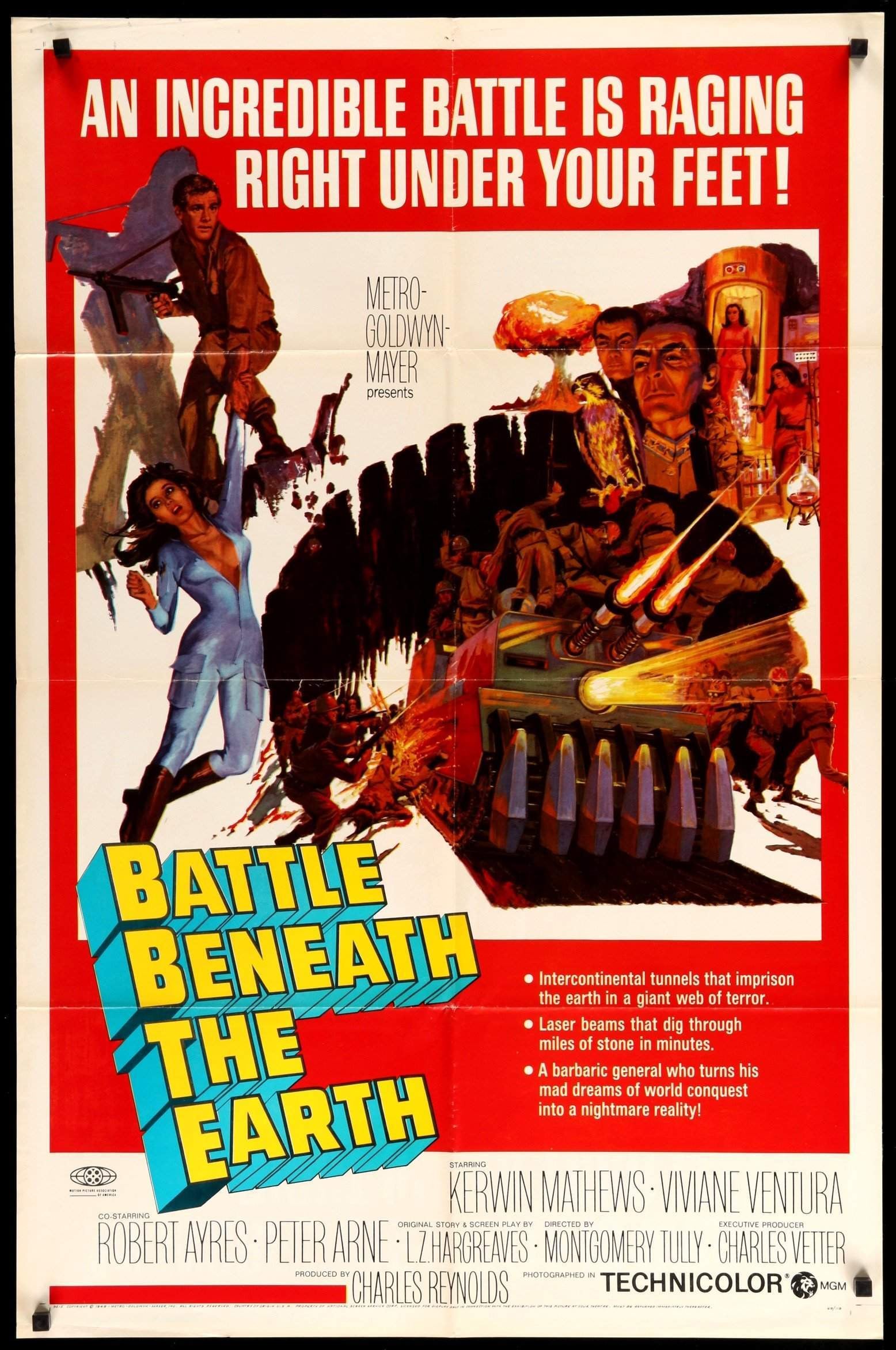 Battle Beneath the Earth (1967) original movie poster for sale at Originalfilmart