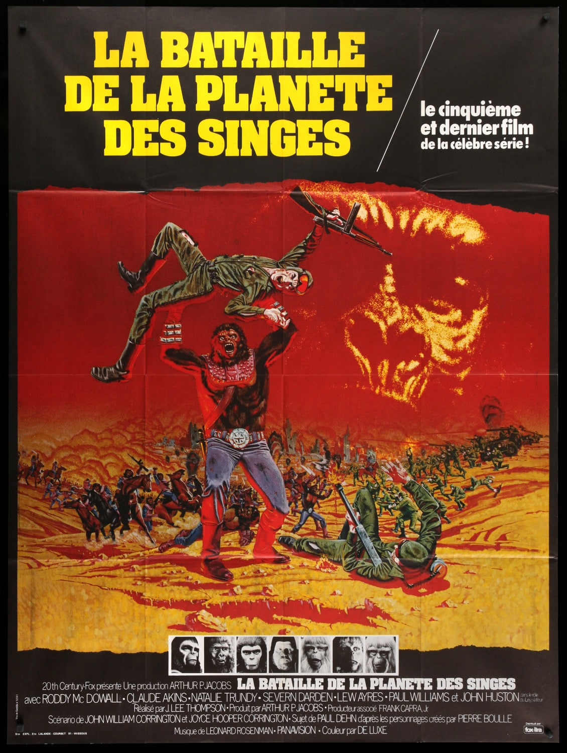 Battle For the Planet of the Apes (1973) original movie poster for sale at Originalfilmart