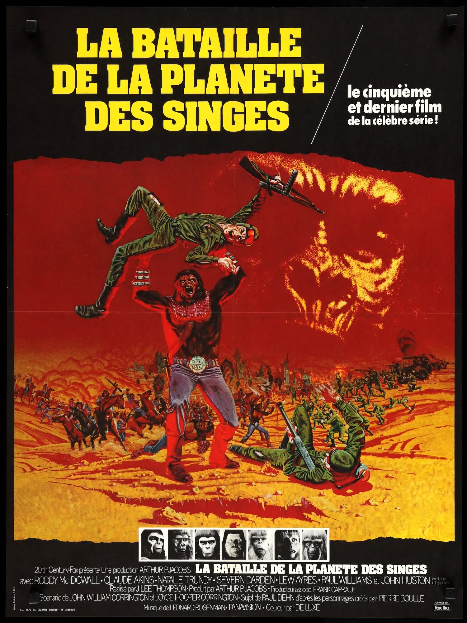 Battle For the Planet of the Apes (1973) original movie poster for sale at Originalfilmart