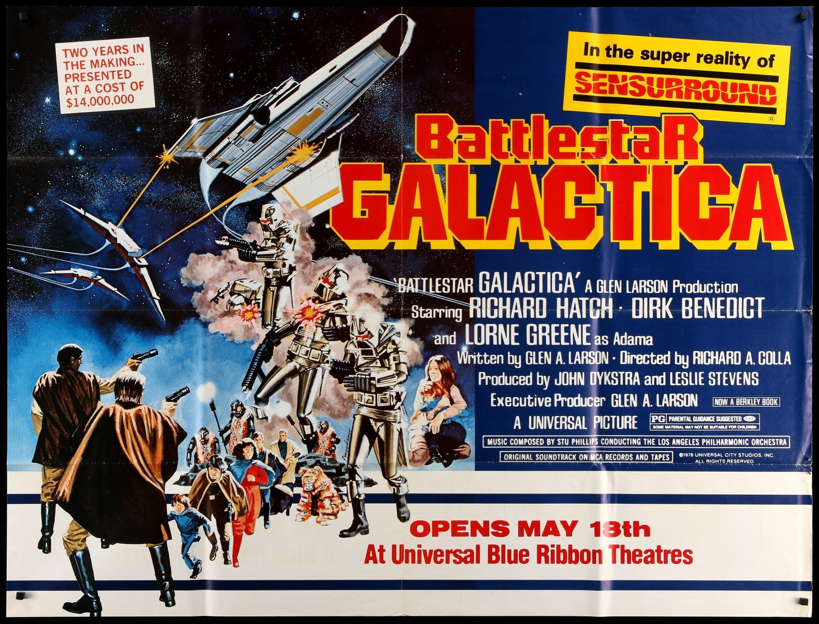Battlestar Galactica (1978) original movie poster for sale at Originalfilmart