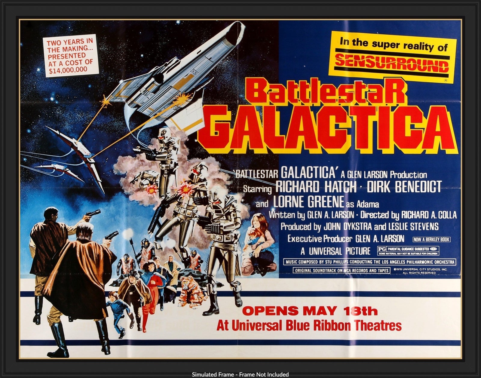 Battlestar Galactica (1978) original movie poster for sale at Originalfilmart