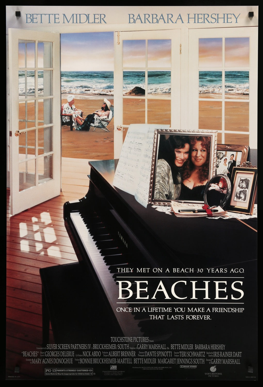 Beaches (1988) original movie poster for sale at Originalfilmart