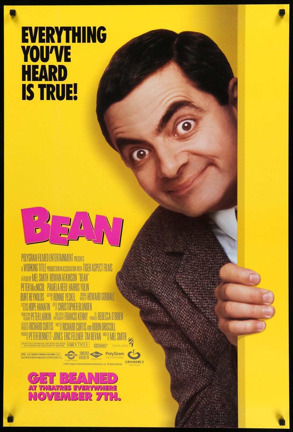Bean (1997) original movie poster for sale at Originalfilmart