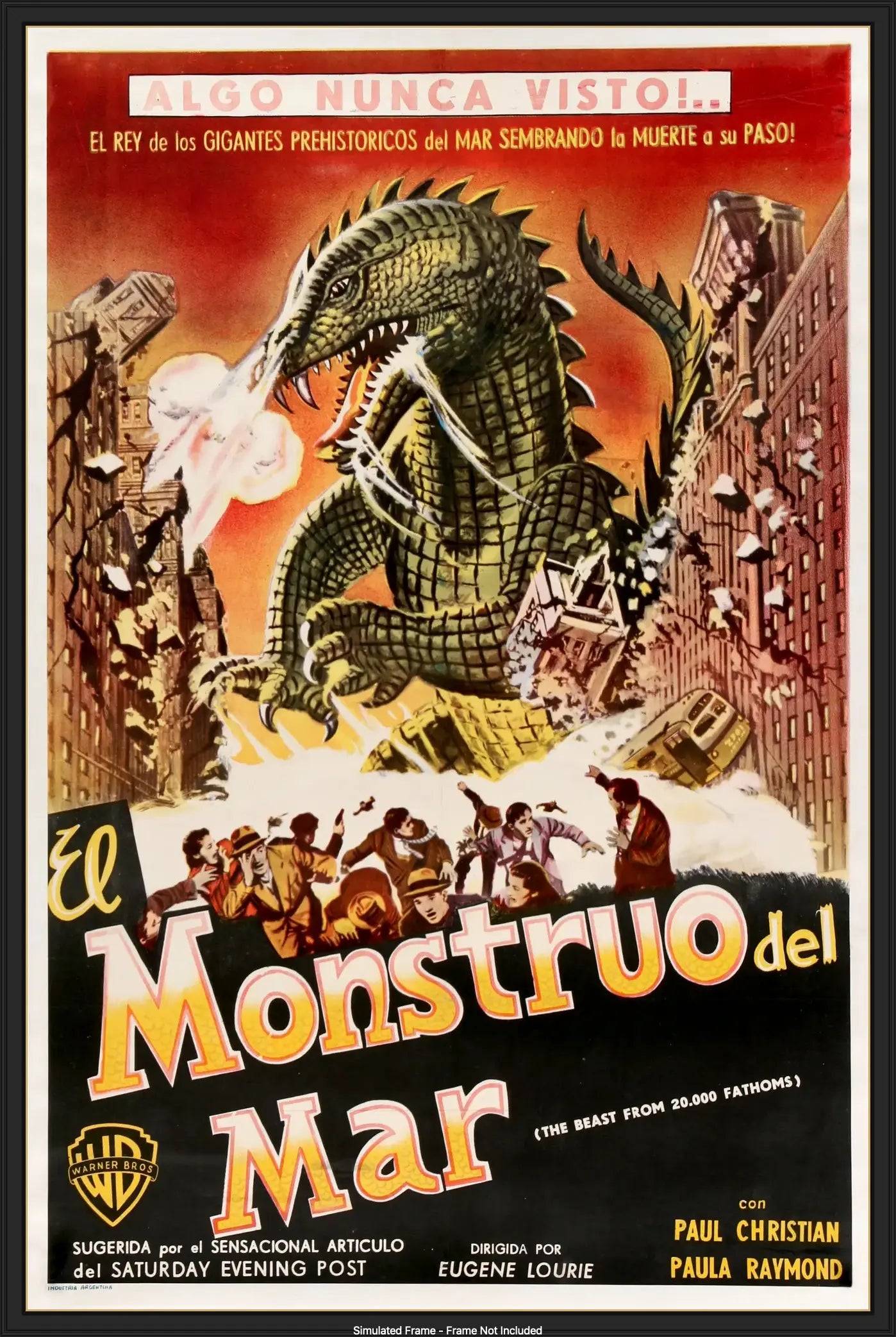 Beast from 20,000 Fathoms (1953) original movie poster for sale at Originalfilmart