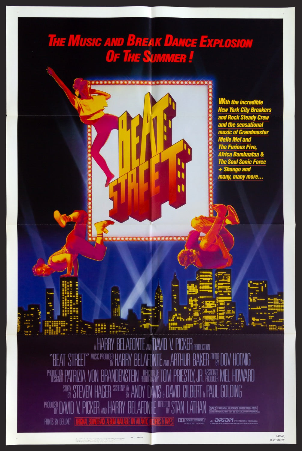 Beat Street (1984) original movie poster for sale at Originalfilmart