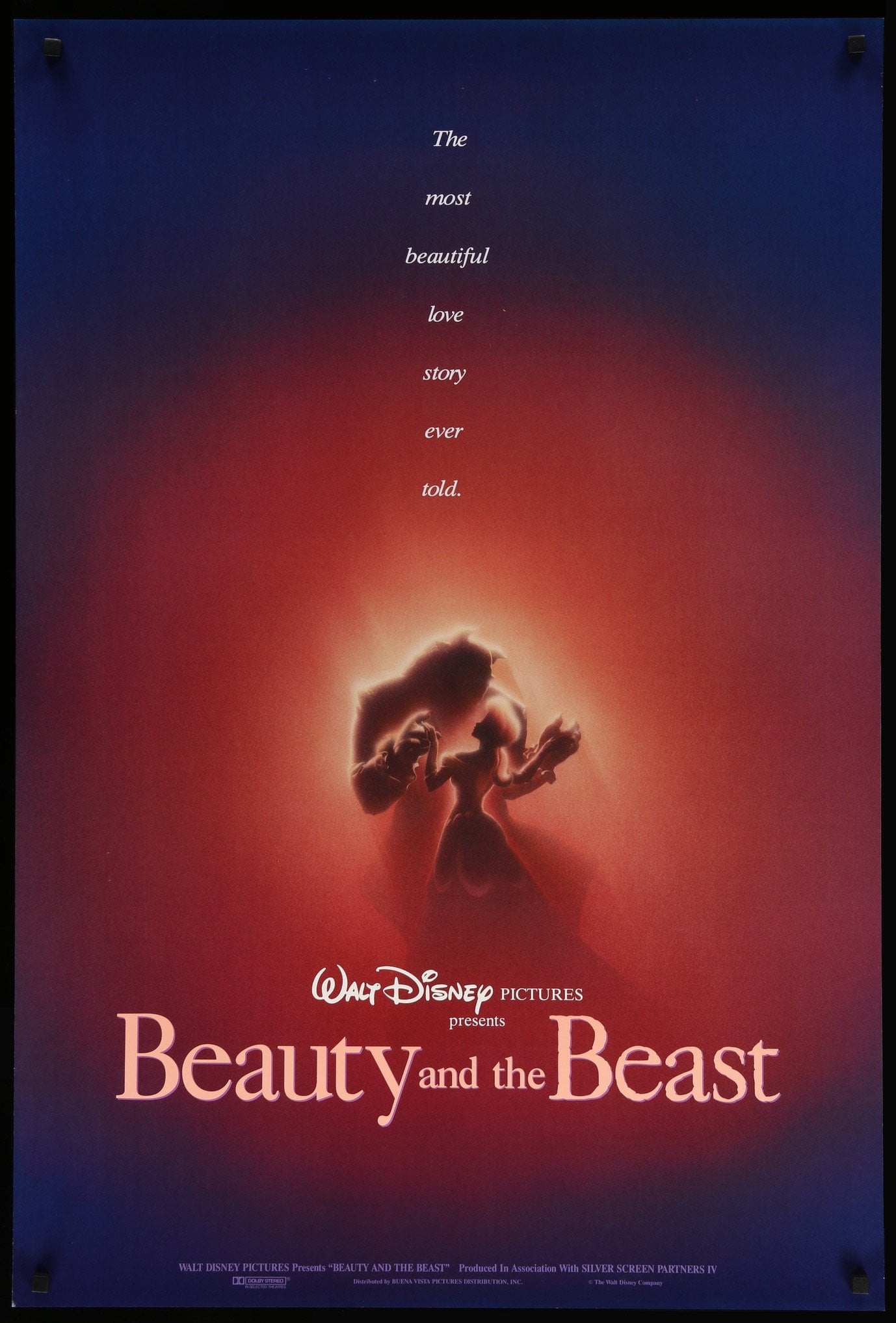 Beauty and the Beast (1991) original movie poster for sale at Originalfilmart
