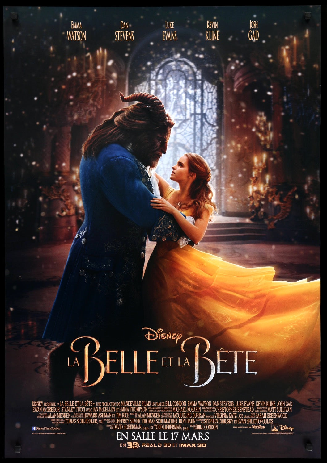 Beauty and the Beast (2017) original movie poster for sale at Originalfilmart