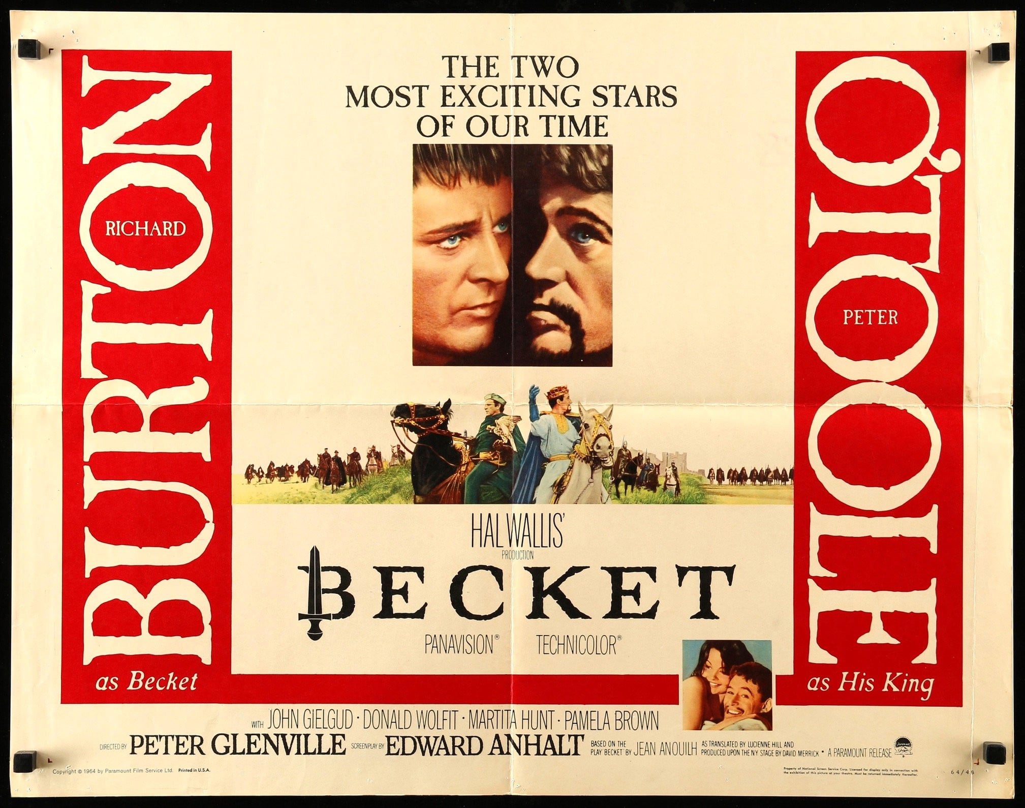 Becket (1964) original movie poster for sale at Originalfilmart