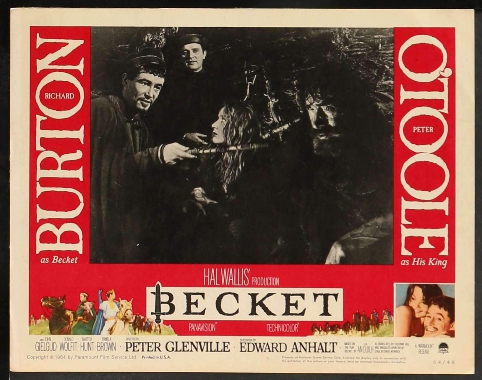 Becket (1964) Lobby Card original movie poster for sale at Originalfilmart