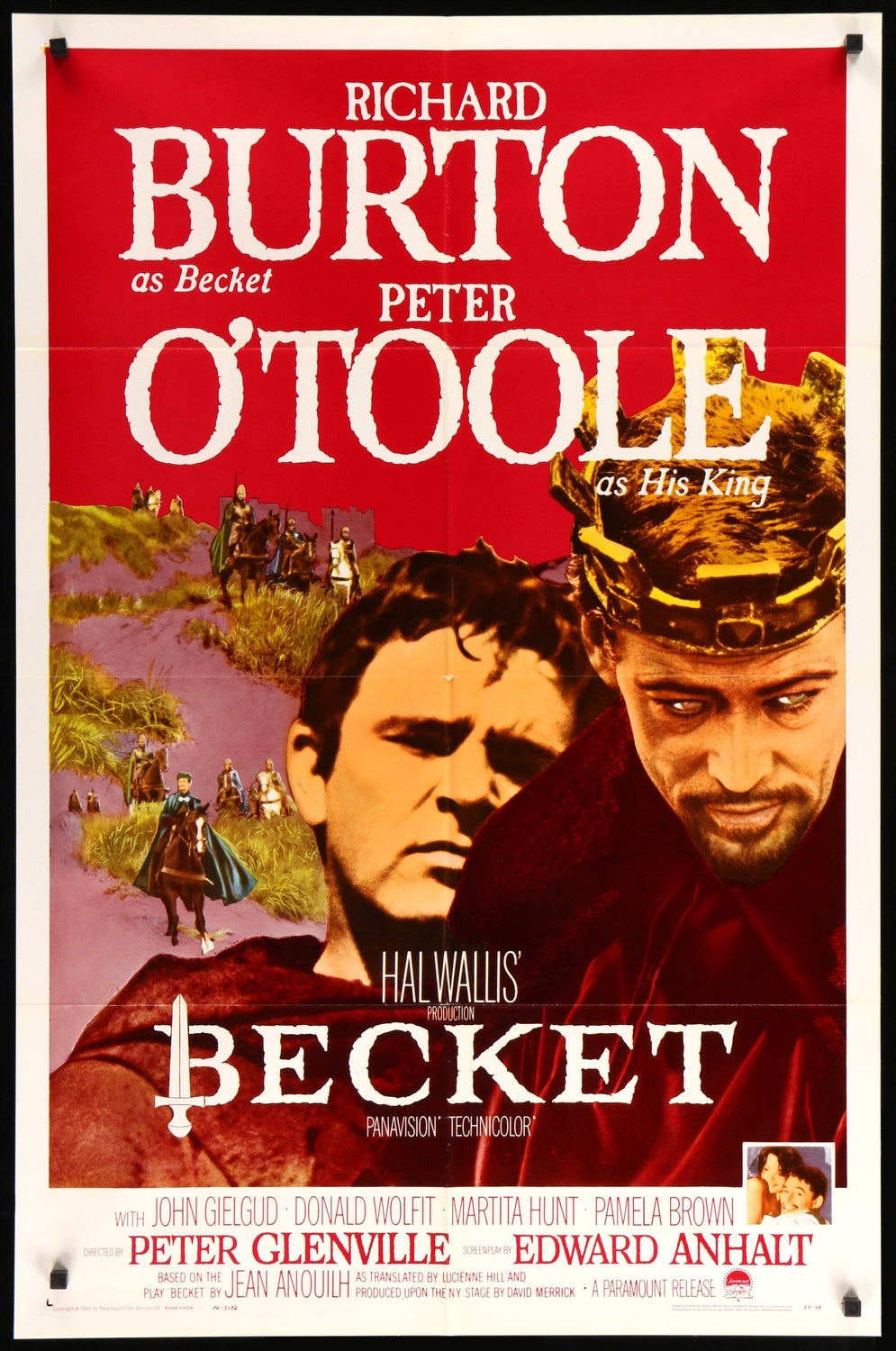 Becket (1964) original movie poster for sale at Originalfilmart