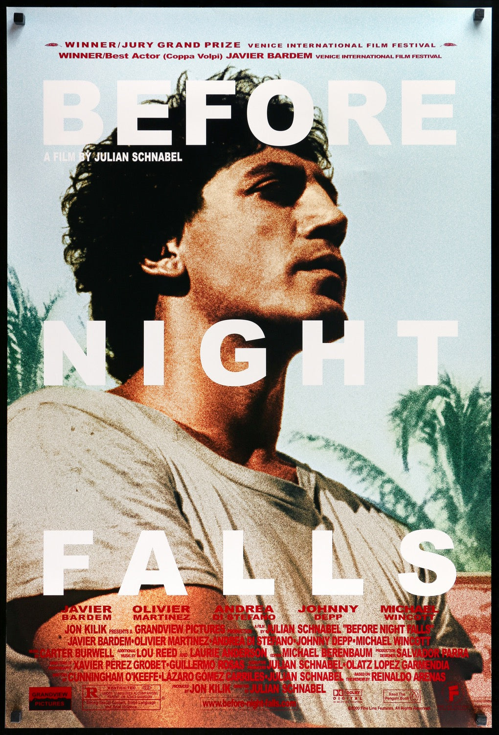 Before Night Falls (2000) original movie poster for sale at Originalfilmart