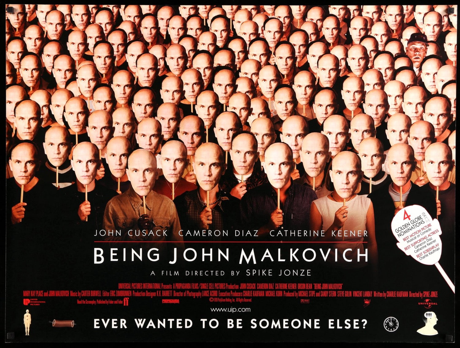 Being John Malkovich (1999) original movie poster for sale at Originalfilmart