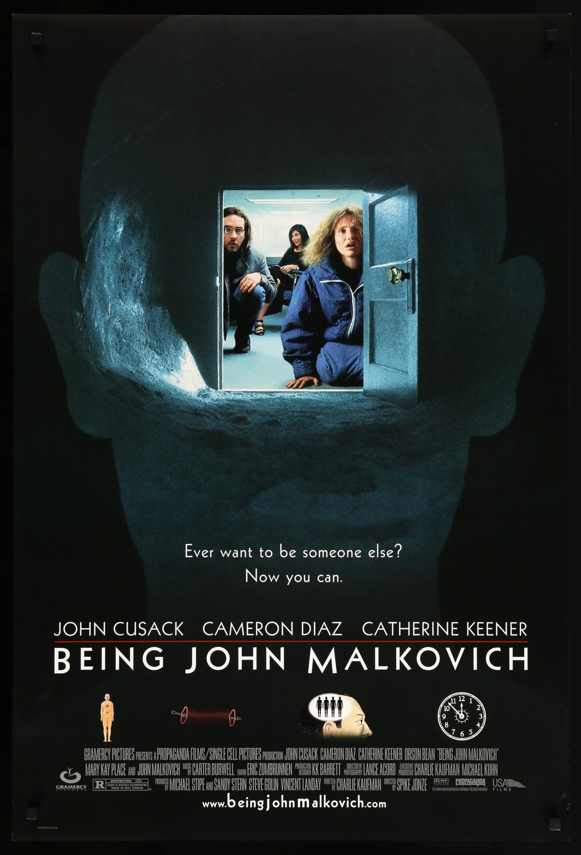 Being John Malkovich (1999) original movie poster for sale at Originalfilmart