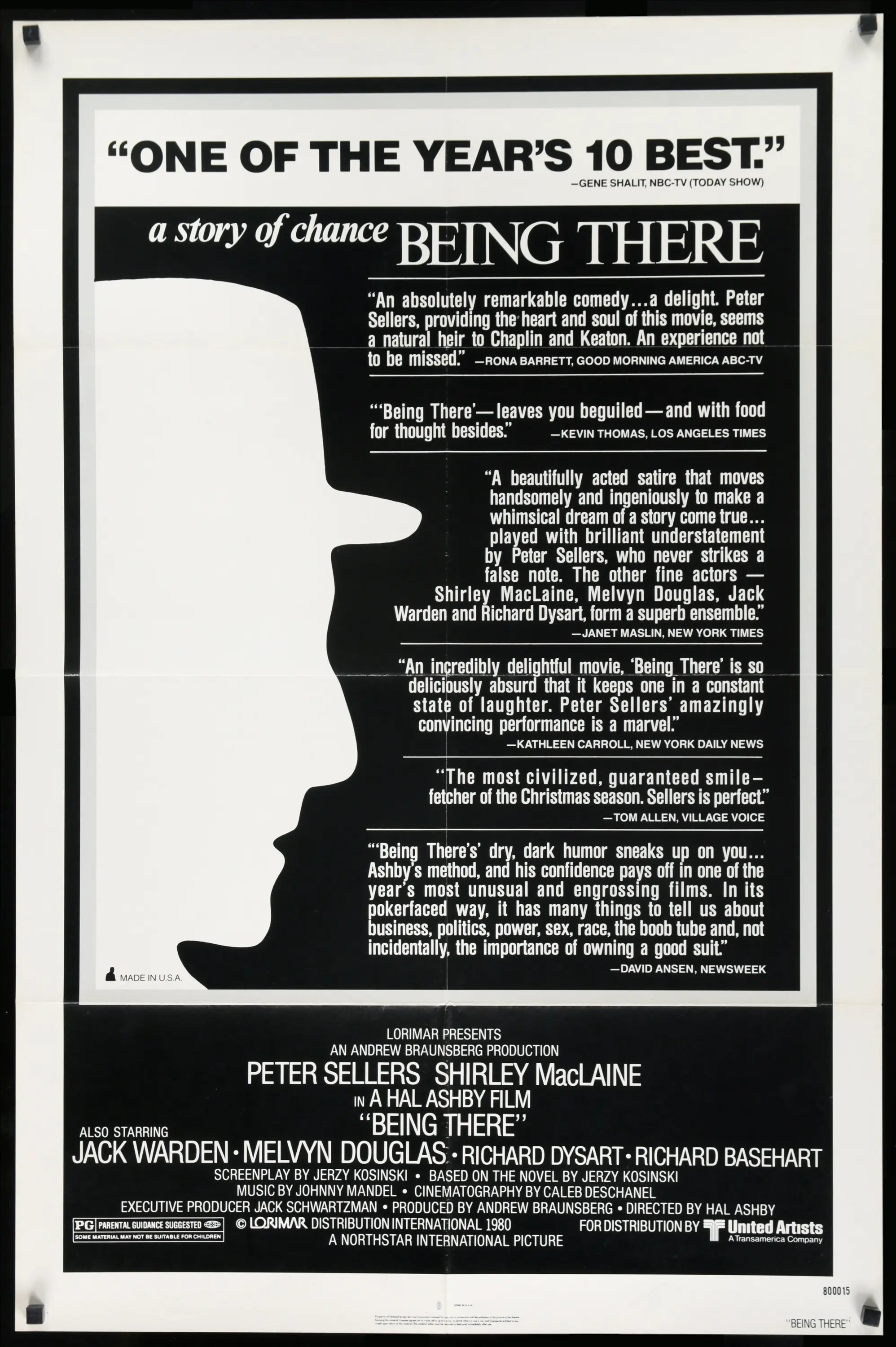 Being There (1979) original movie poster for sale at Originalfilmart