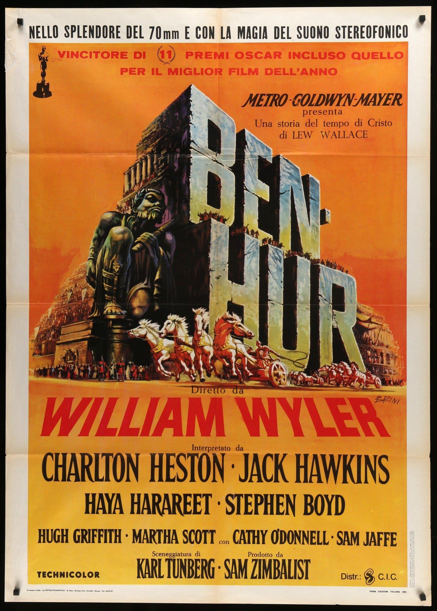 Ben Hur (1959) original movie poster for sale at Originalfilmart