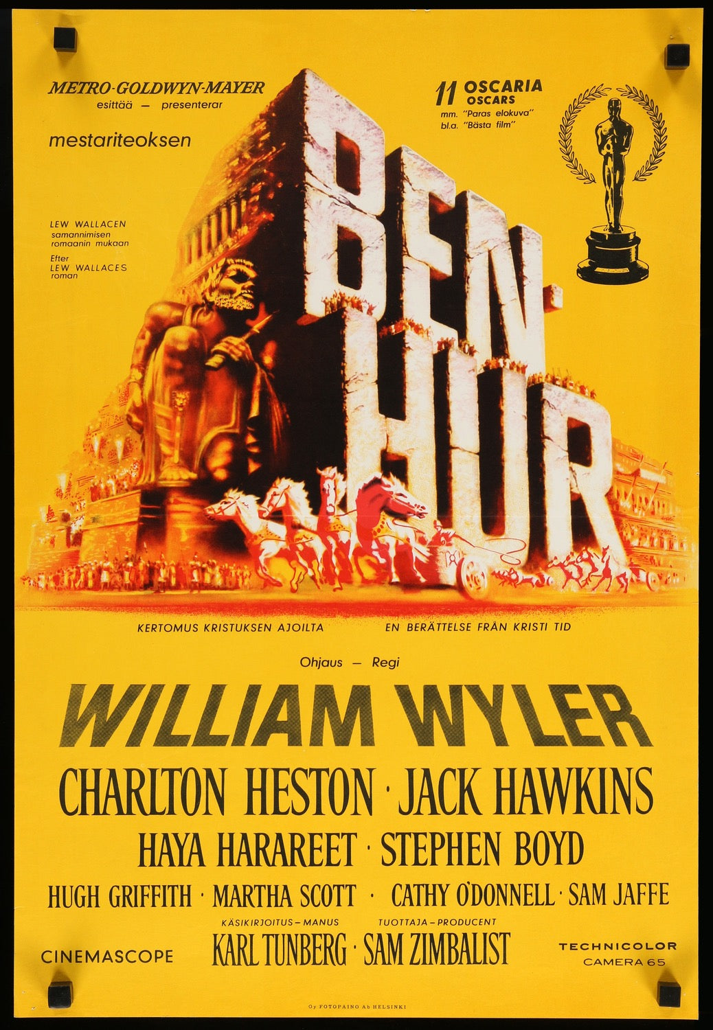 Ben Hur (1959) original movie poster for sale at Originalfilmart
