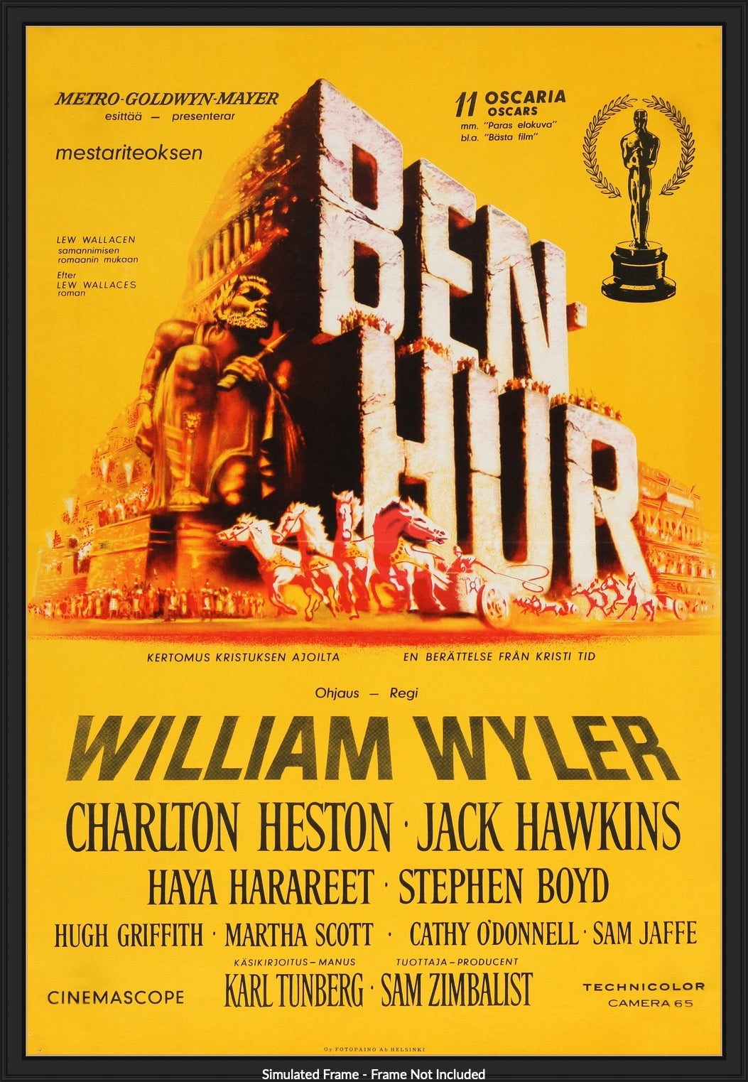 Ben Hur (1959) original movie poster for sale at Originalfilmart