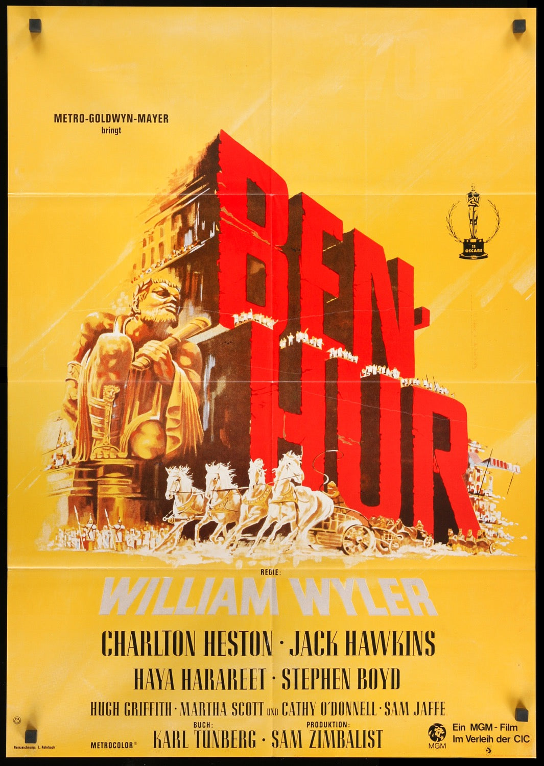 Ben Hur (1959) original movie poster for sale at Originalfilmart