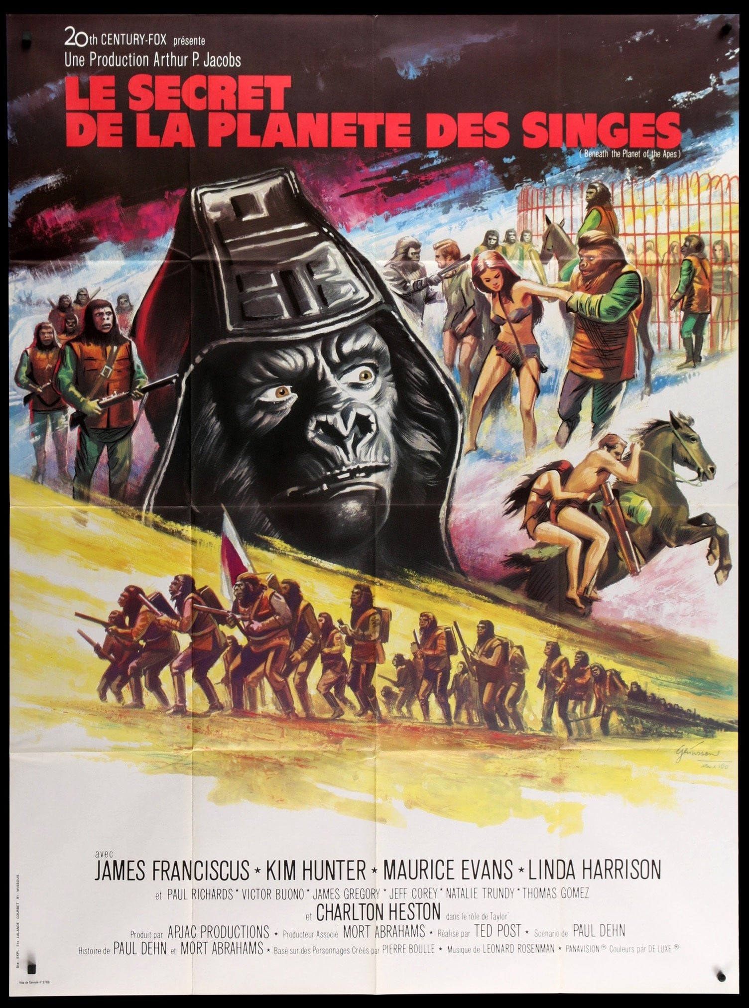 Beneath the Planet of the Apes (1970) original movie poster for sale at Originalfilmart