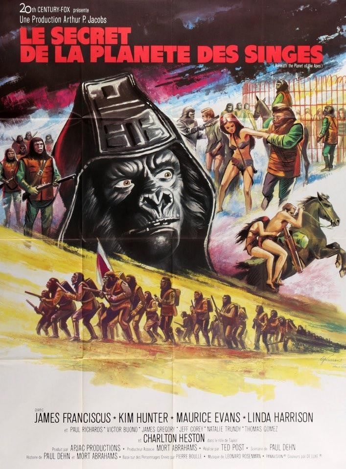 Beneath the Planet of the Apes (1970) original movie poster for sale at Originalfilmart
