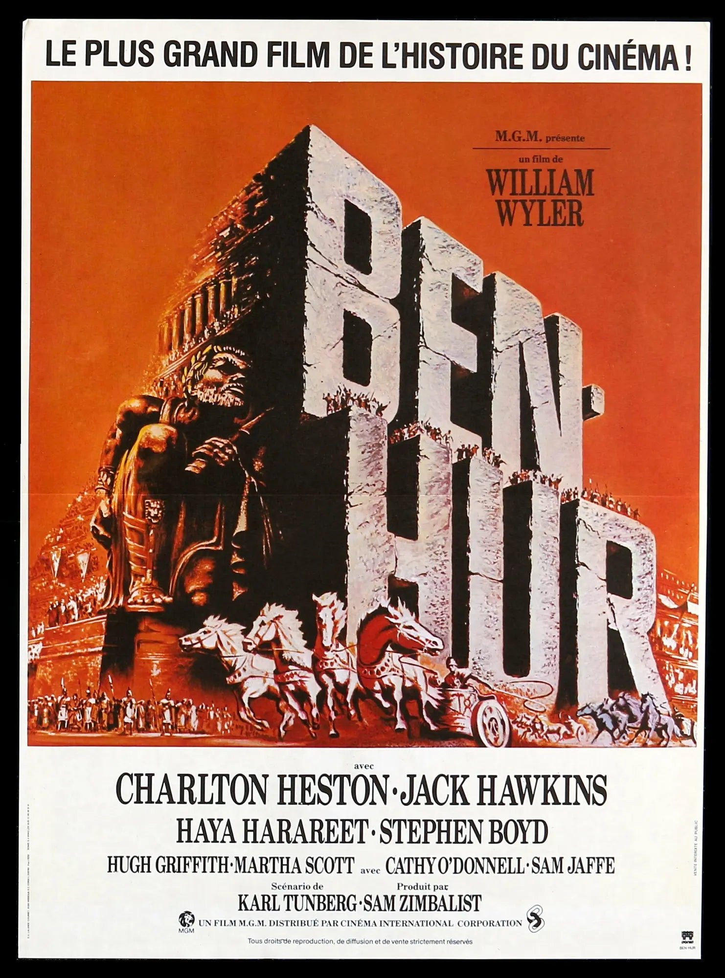 Ben Hur (1959) original movie poster for sale at Originalfilmart