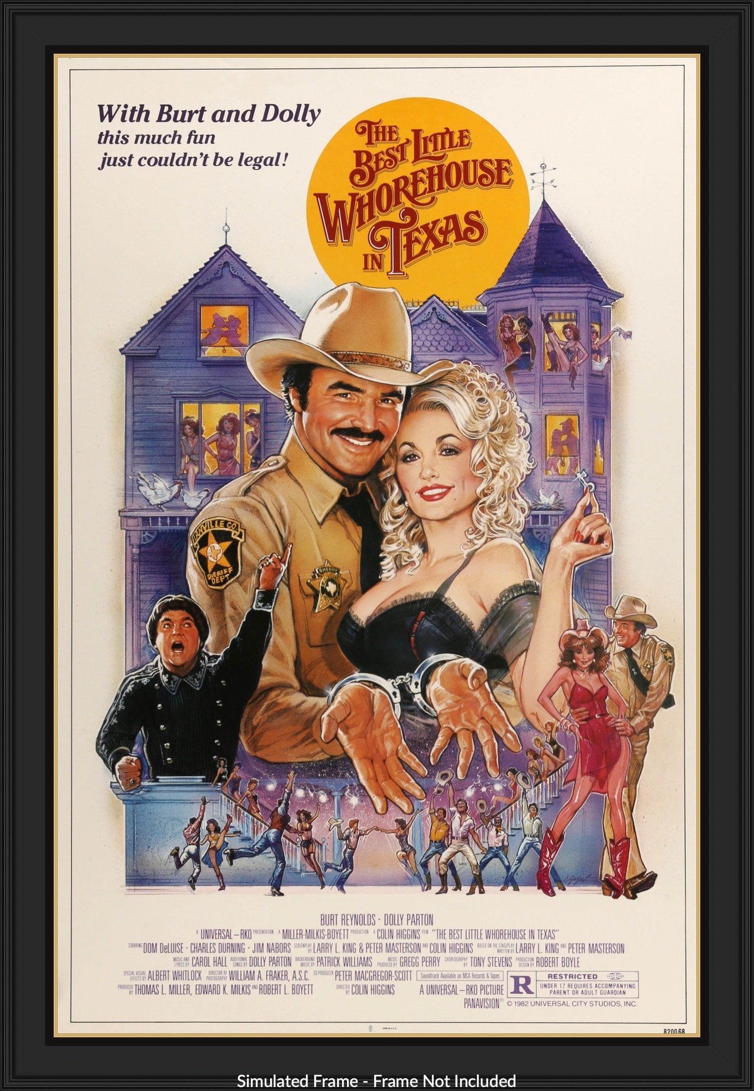 Best Little Whorehouse in Texas (1982) original movie poster for sale at Originalfilmart
